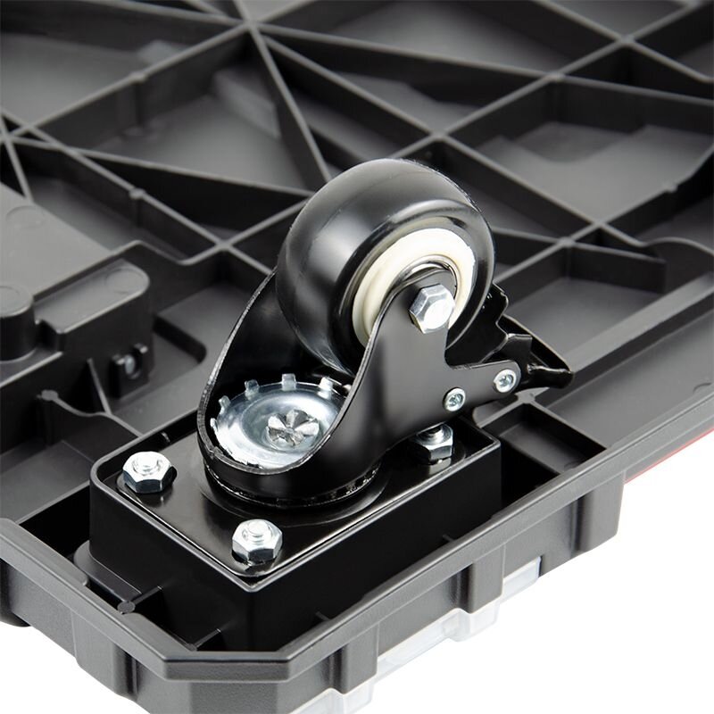 Platforma ar riteņiem plastmasas instrumentu kastēm 467x355x40mm
