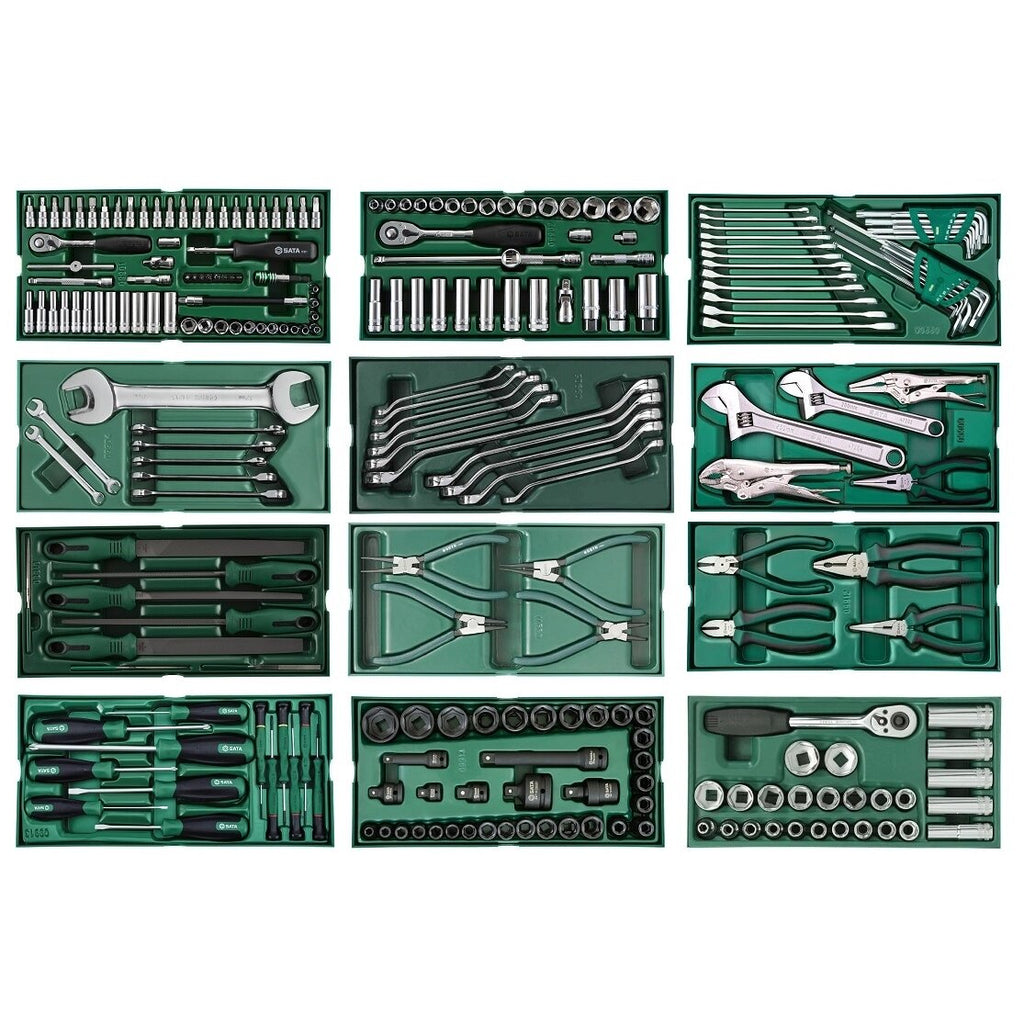 Ratiņu skapis ar instrumentu komplekta paplātēm, 246 gab.
