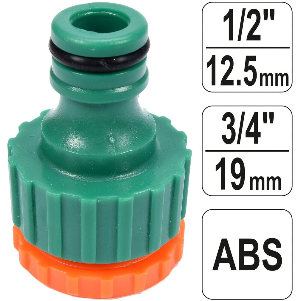 Dārza šļūtenes savienotājs 3/4" - 1/2"
