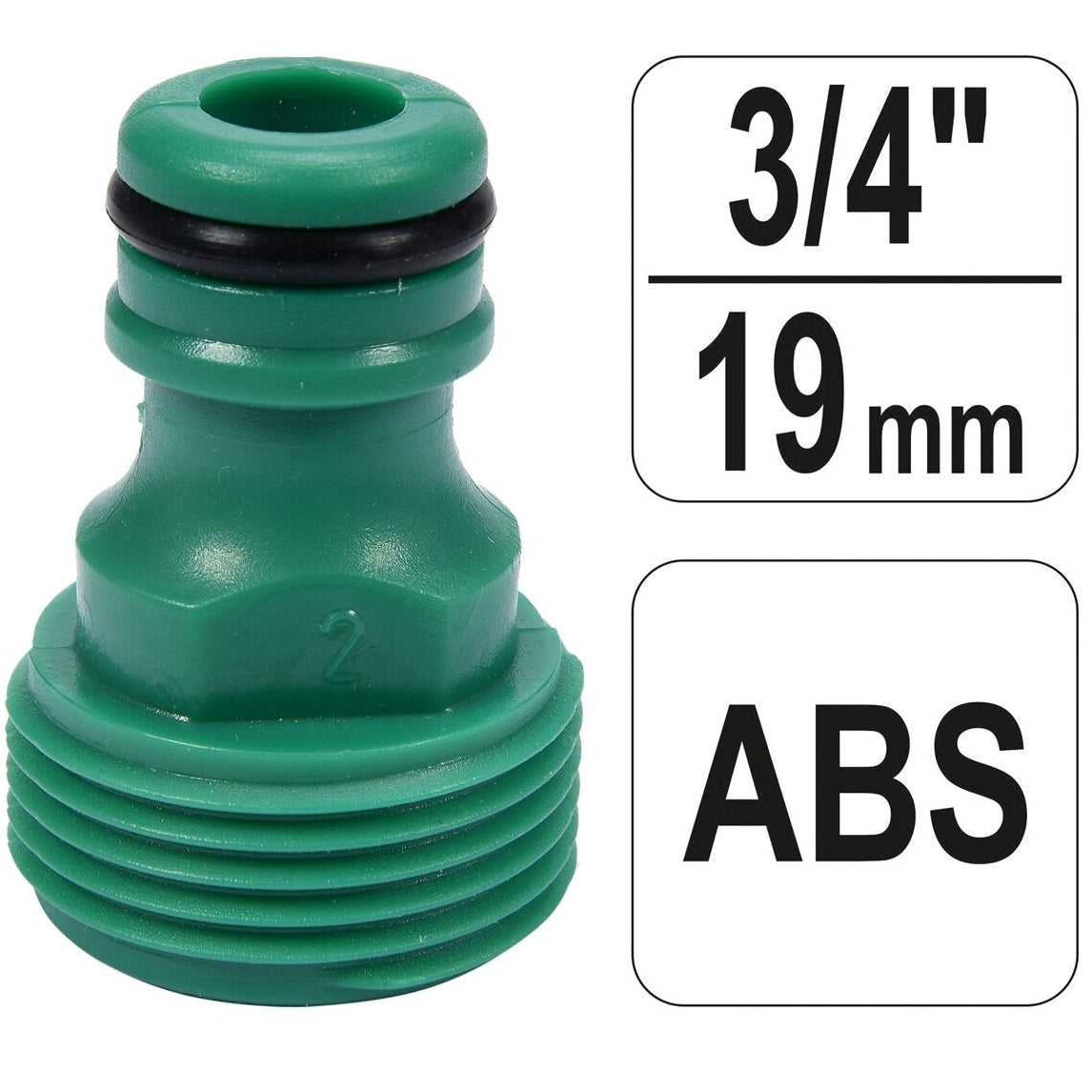 Iespraužams krāna adapteris 3/4" (ārējā vītne)