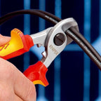 KNIPEX izolētas kabeļu šķēres VDE 165 mm