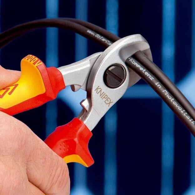 KNIPEX izolētas kabeļu šķēres VDE 165 mm