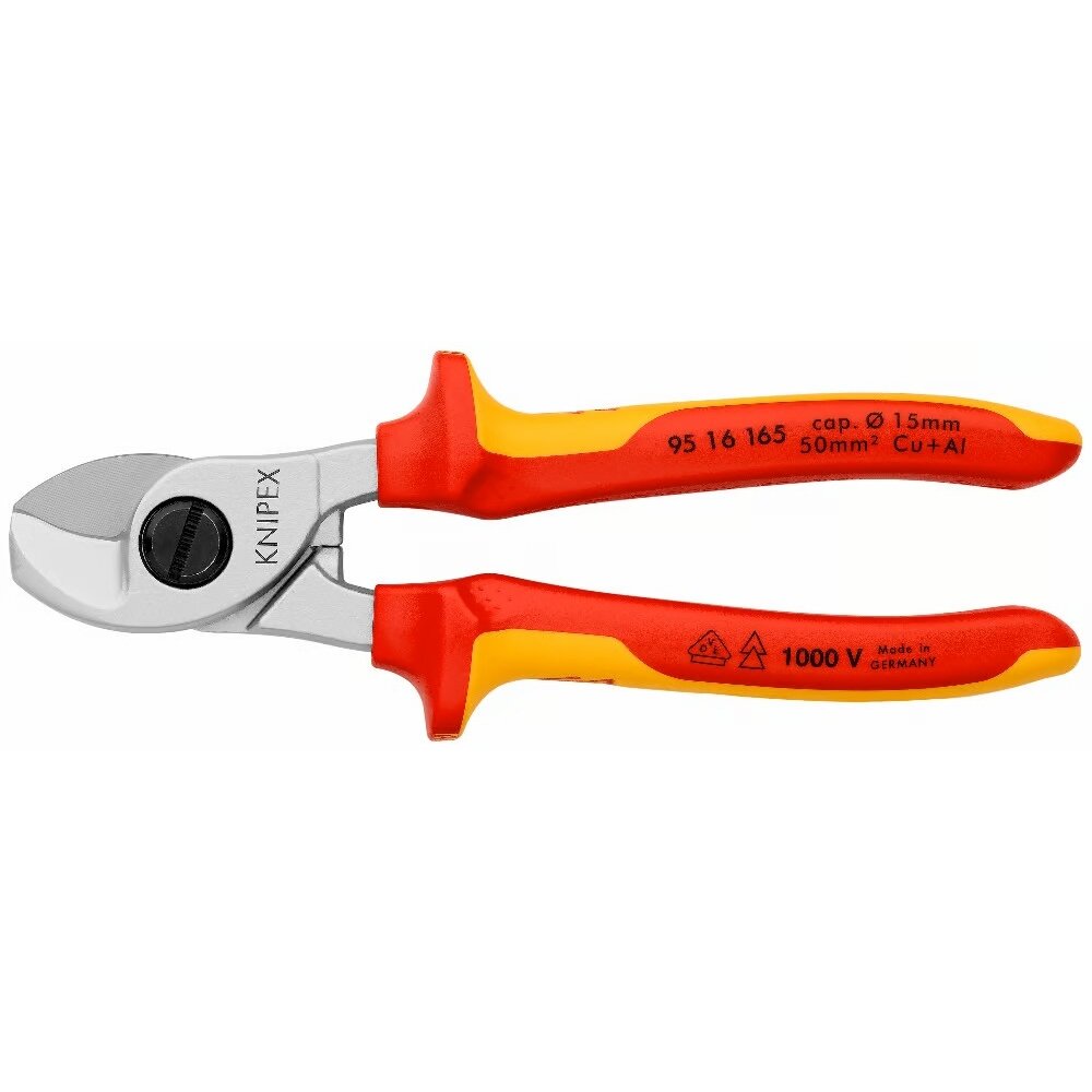 KNIPEX izolētas kabeļu šķēres VDE 165 mm