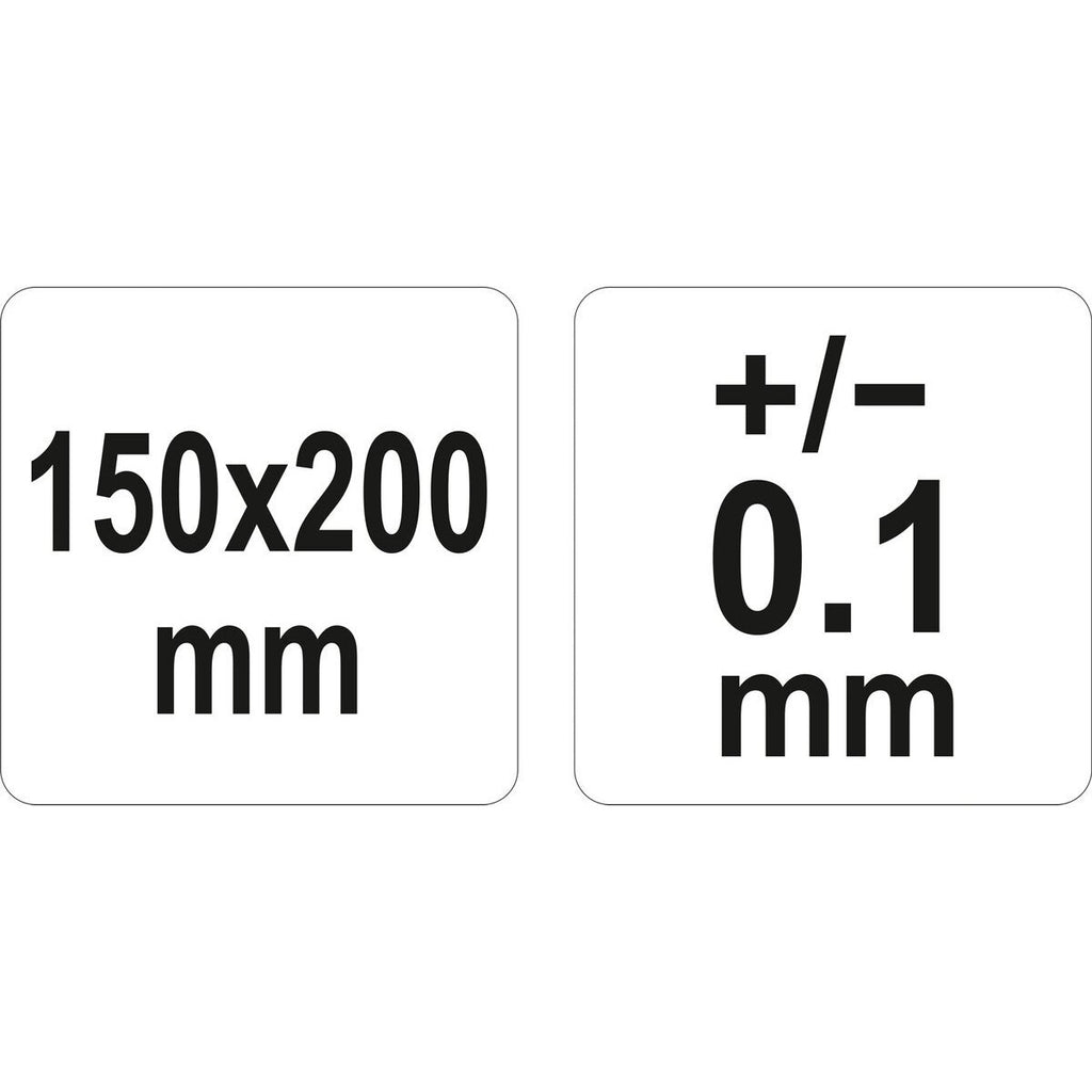 Protraktors ar lineālu 150x200mm