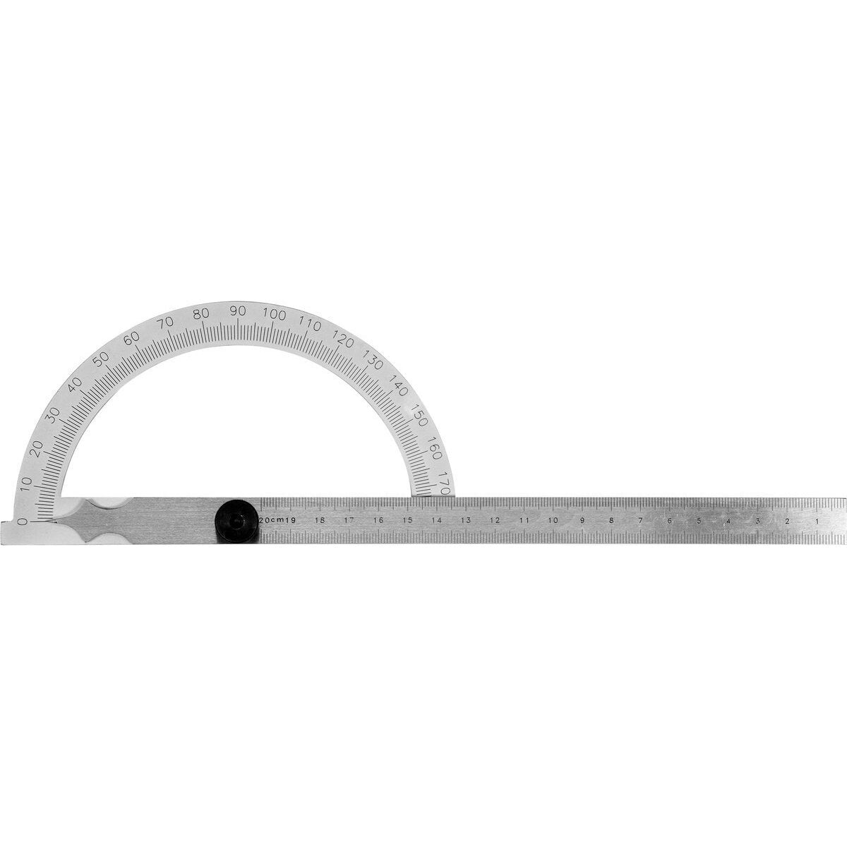 Protraktors ar lineālu 150x200mm