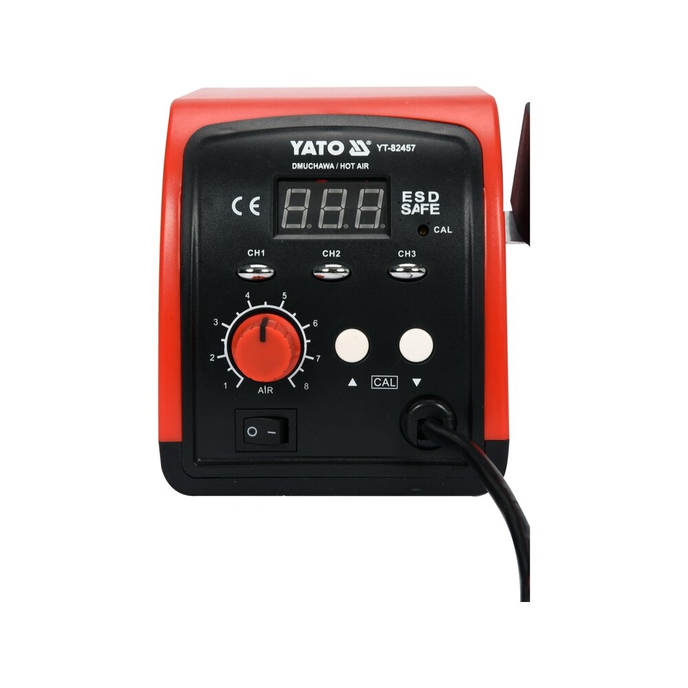 Karstā gaisa lodēšanas stacija 750 W, 500 °C, LED