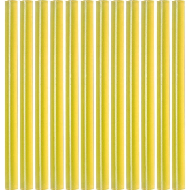 Karstās līmes zīmuļu komplekts (dzeltens) (12 gab.) 7,2x100 mm