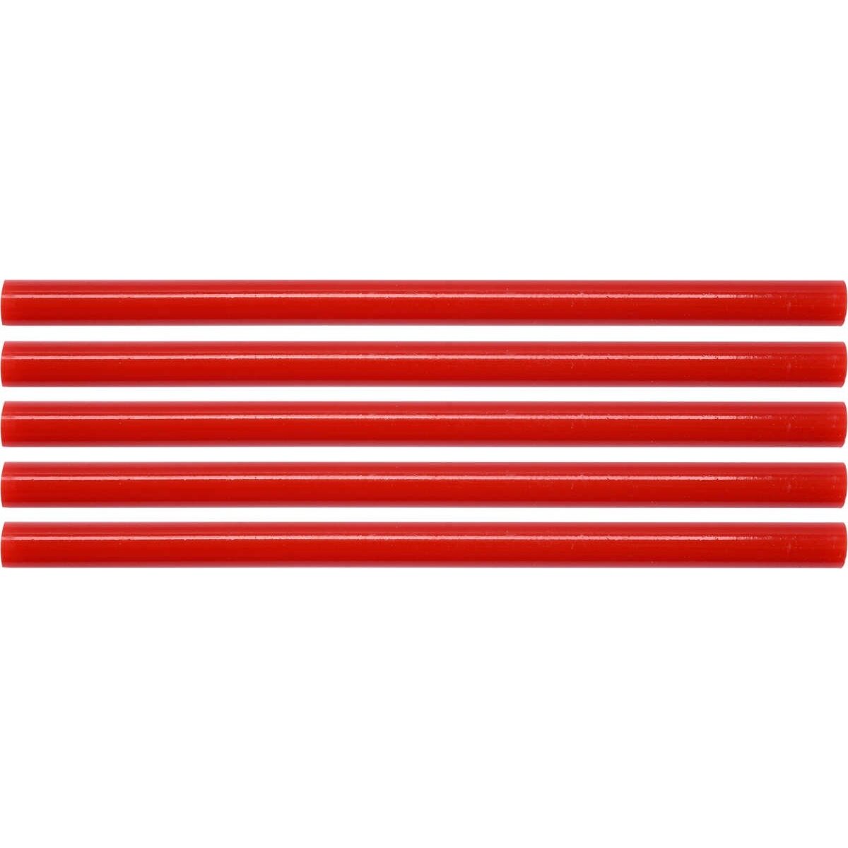 Karstās līmes zīmuļu komplekts (sarkans) (5 gab.) 11x200mm