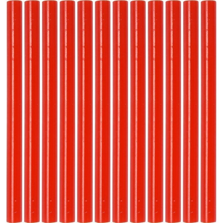 Karstās līmes zīmuļu komplekts (sarkans) (12 gab.) 7,2x100 mm