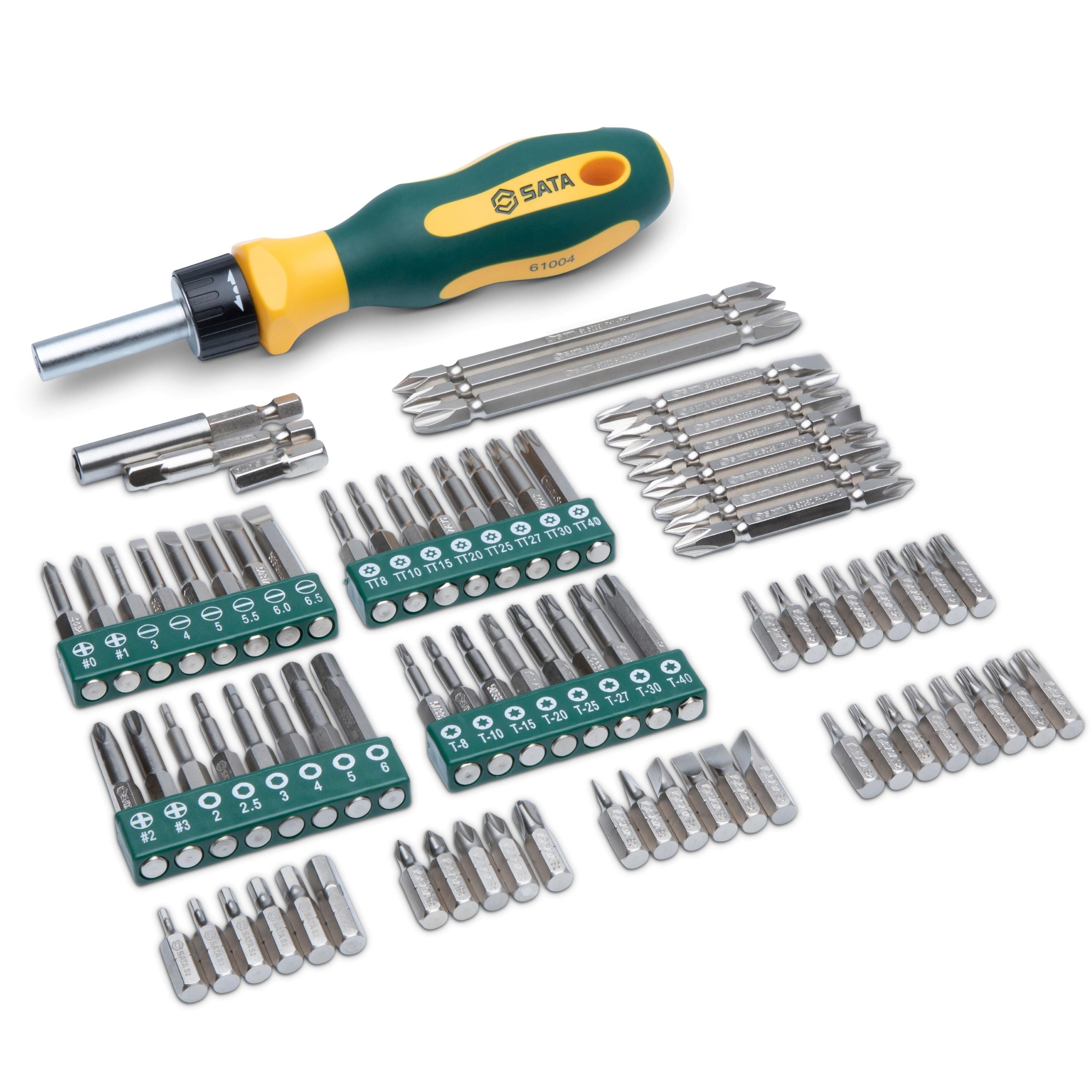 Skrūvgriežu uzgaļu komplekts 80 gab. (IMBUS, TORX, SPLINE)
