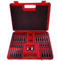 Skrūvgriežu uzgaļu komplekts, 54 gab., TORX, TORX SEC, HEX, SPLINE