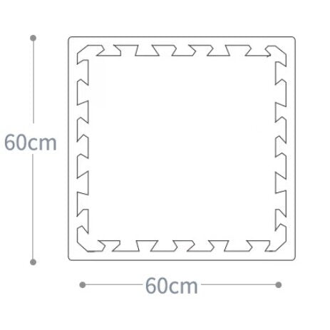 Darbnīcas EVA paklājs 600x600x10mm 6 gab.