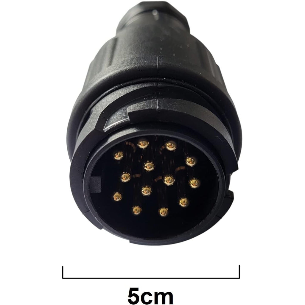 13 kontaktu plastmasas ligzdas adapteris