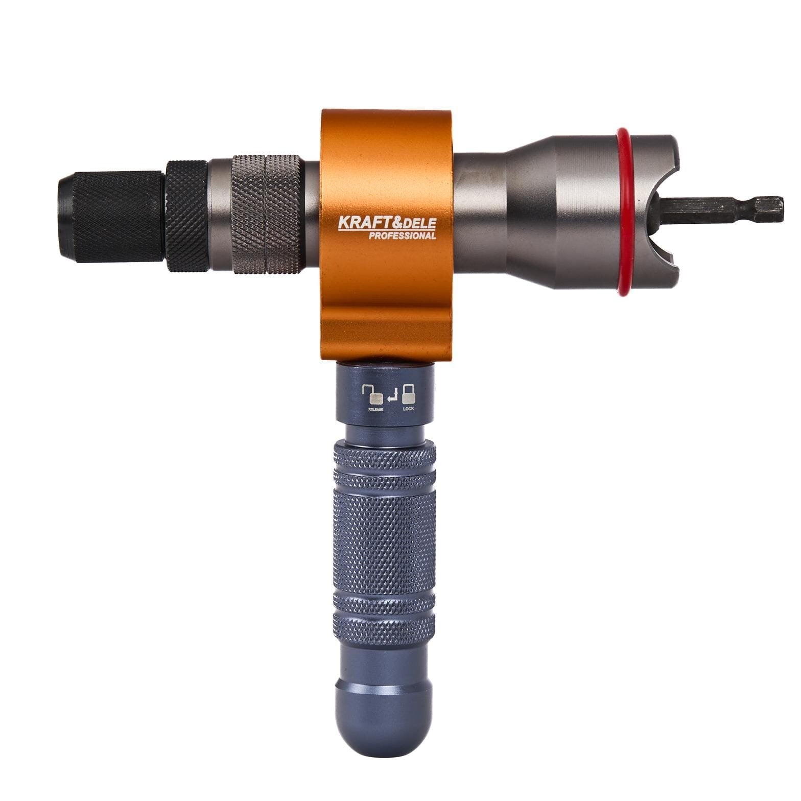 3-in-1 kniedēšanas urbja adapteris ar M3–M12 uzgaļu komplektu
