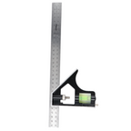 Kombinētais lineāls ar līmeņrāža uzgali 300 mm