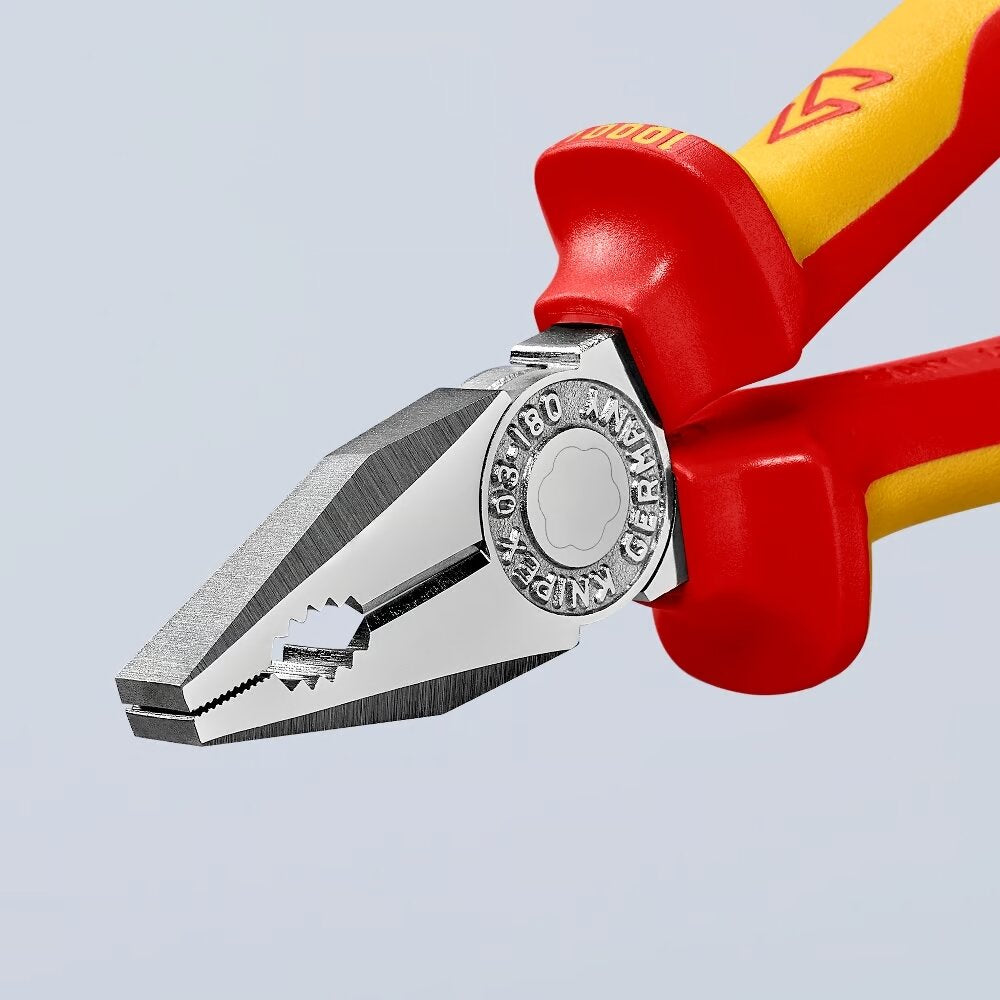 Kombinētās knaibles, izolētas, 180 mm, VDE, KNIPEX
