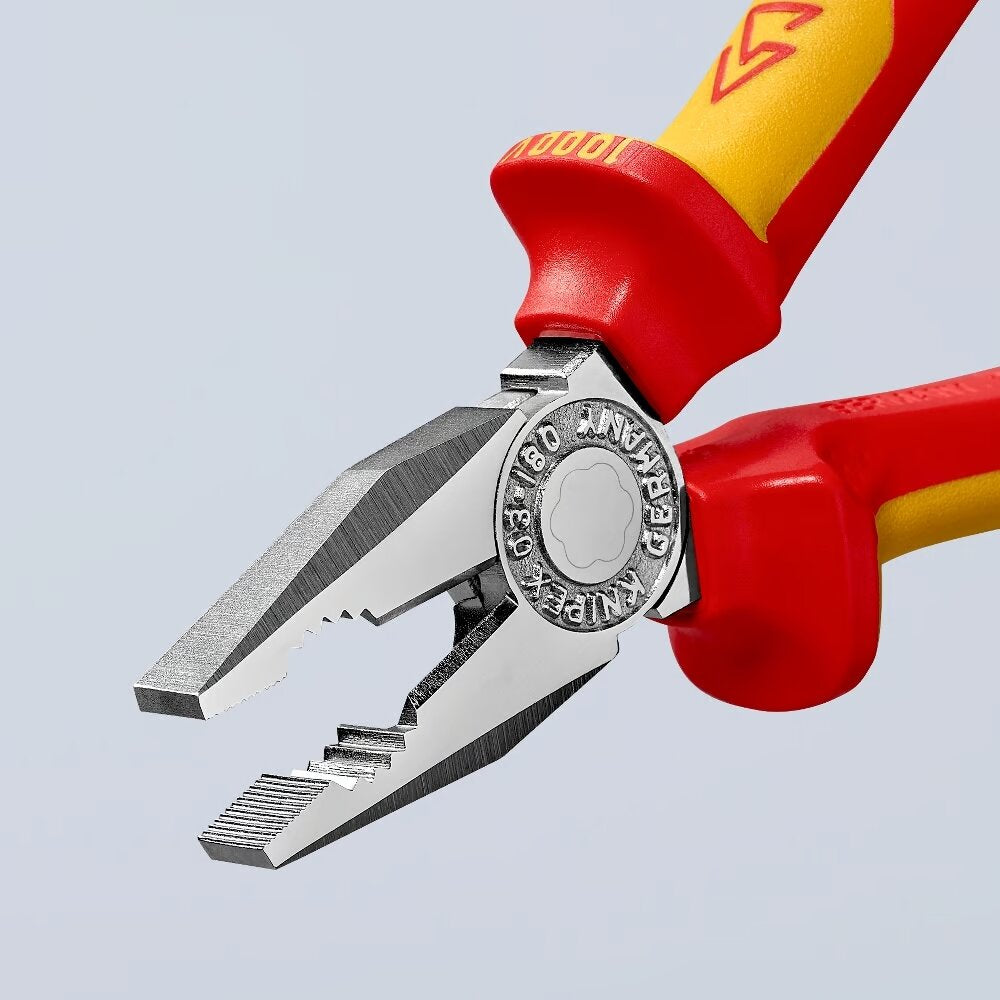 Kombinētās knaibles, izolētas, 180 mm, VDE, KNIPEX