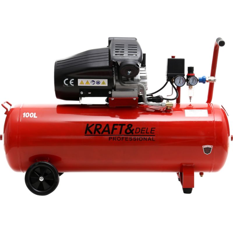 Kompresors 100L 2 tūļi tiešais KD1480