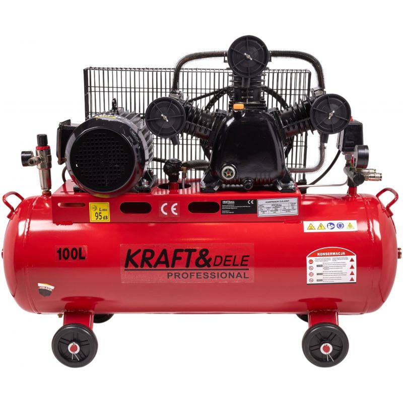 Kompresors 100L 3 tūļi 400V ar separatoru KD1477