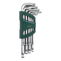 TORX sešstūra atslēgu komplekts ar lodveida galiem, 9 gab. (T10-T50)