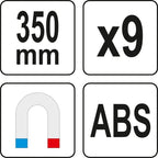 Magnētiskais instrumentu turētājs 350mm YT-08354