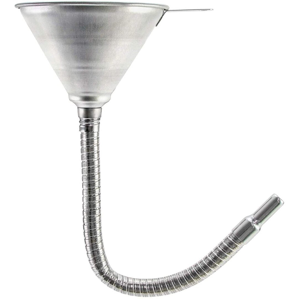 Metāla piltuve ar snīpi, gara šļūtene 370 mm