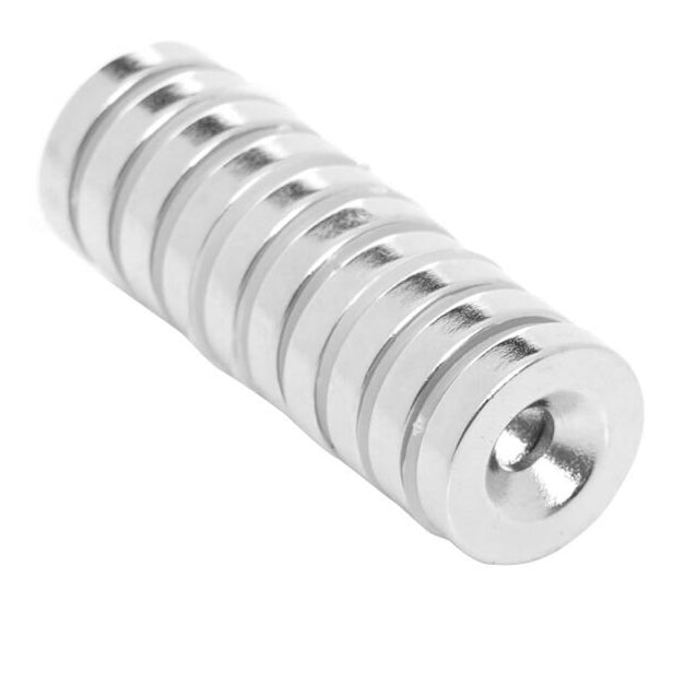 Neodīma magnēts 13x4mm 10 gab.