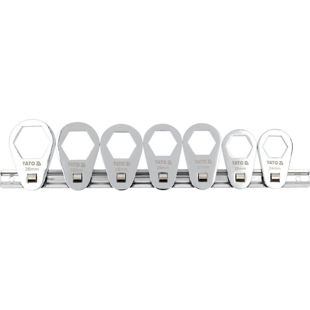 3/8" Dr. Offset eļļas filtra atslēgu komplekts, 7 gab.