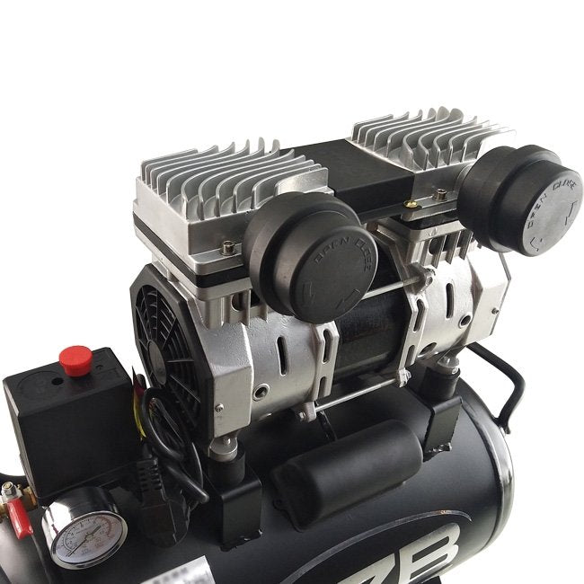 Bezeļļas gaisa kompresors 24l 210L/min 8bar 1.2kW