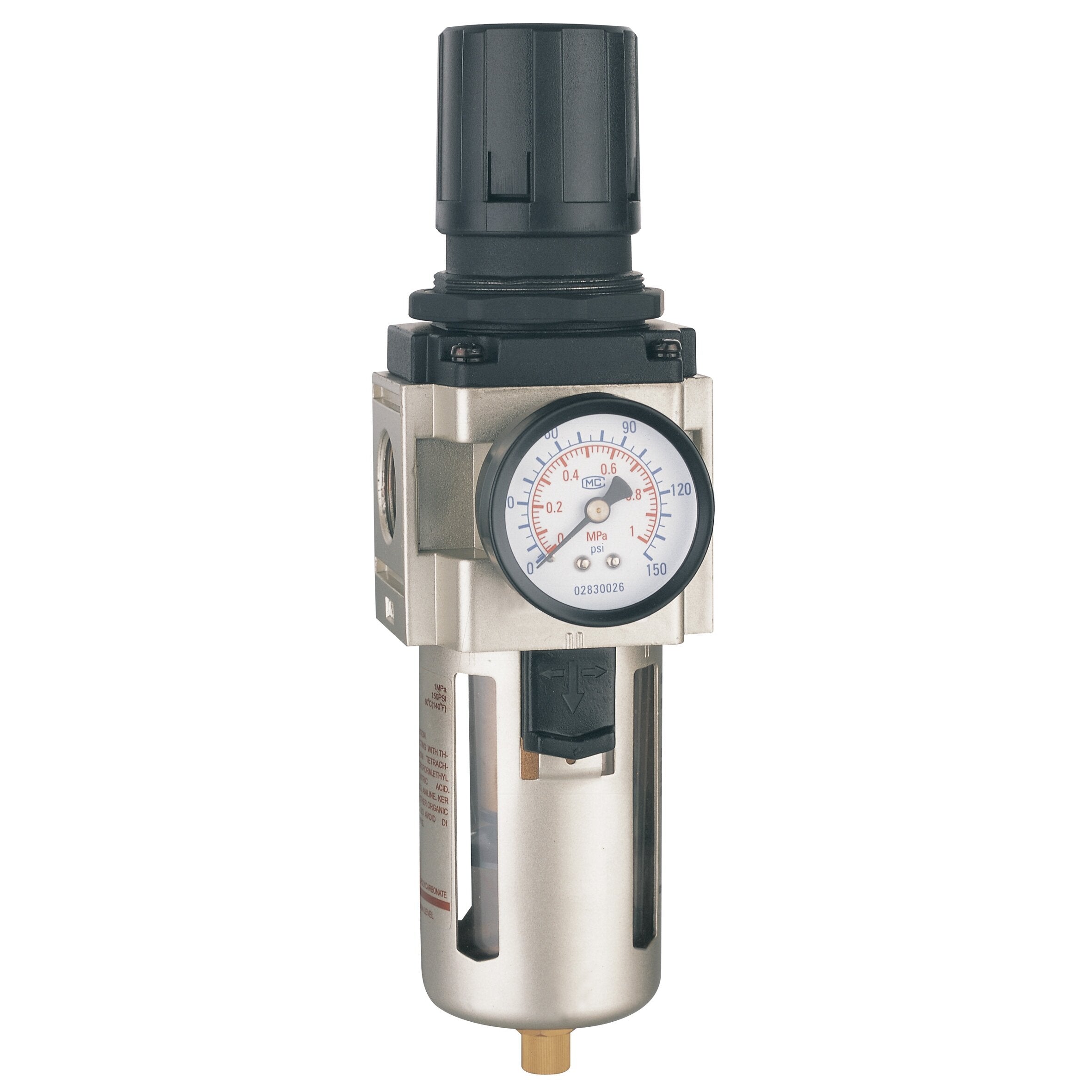 1/2" gaisa filtra regulators