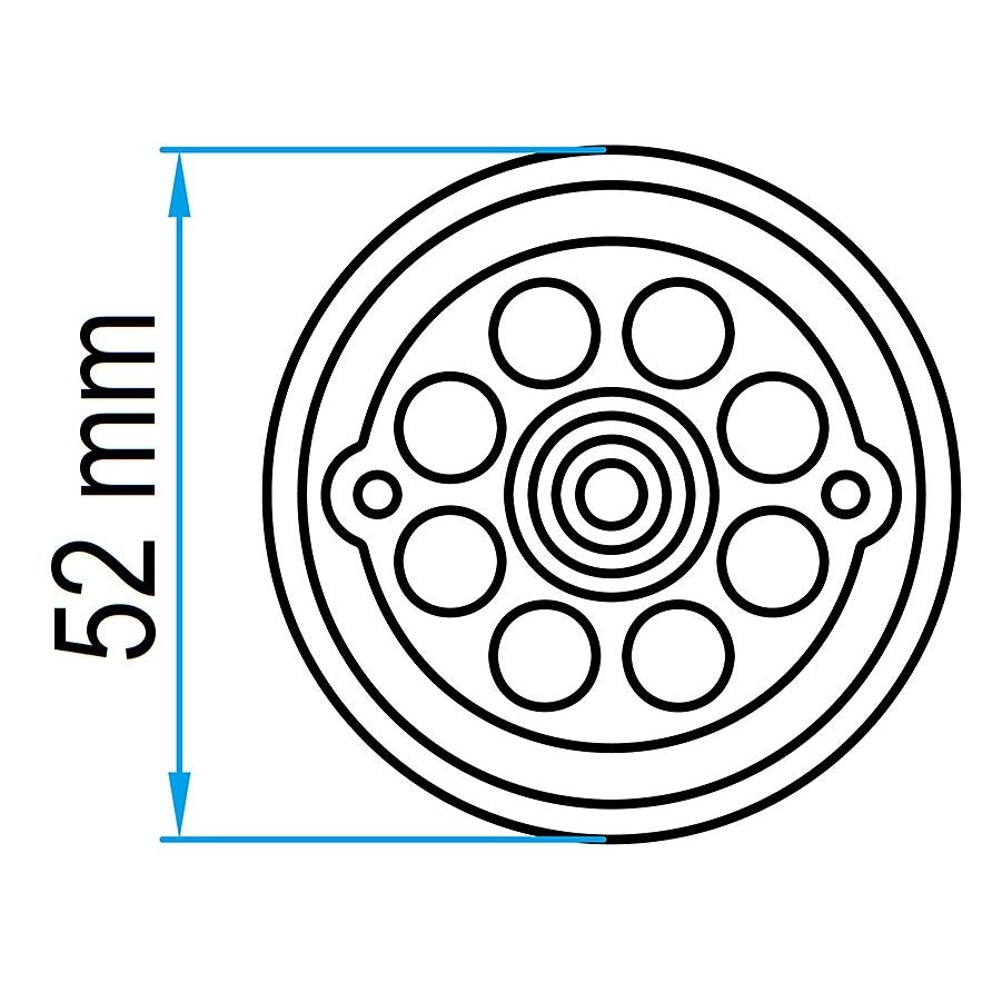 Gumijas domkrats 52mm