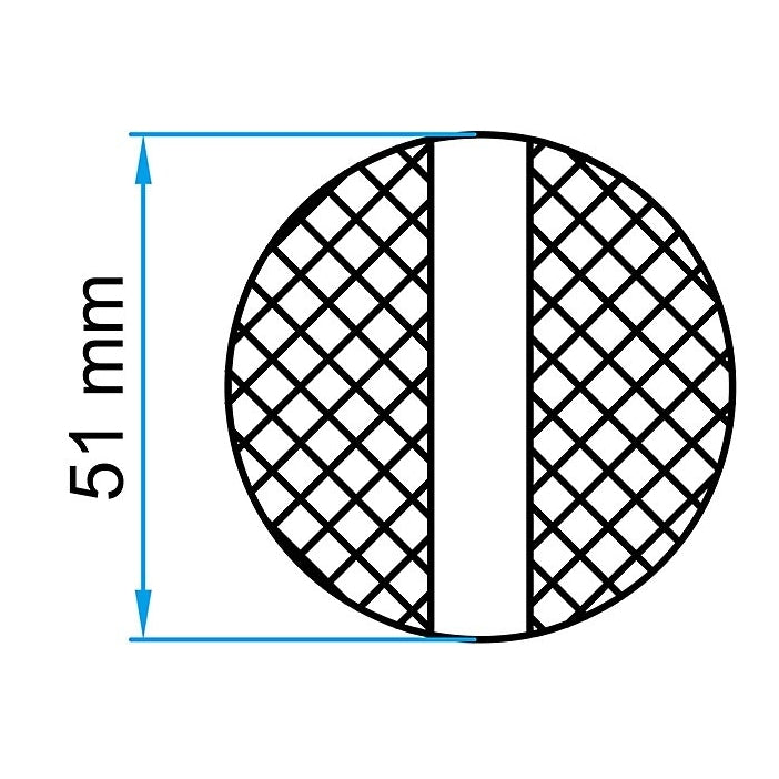 Gumijas domkrats Ø51mm metināšanas šuvei, pastiprināts