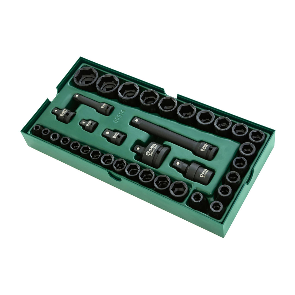 Paplāte. Triecienuzgaļu komplekts 3/8“ + 1/2" Dr. 13 gab.