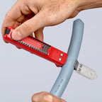 Kabeļu nazis ar āķa asmeni 165 mm, KNIPEX
