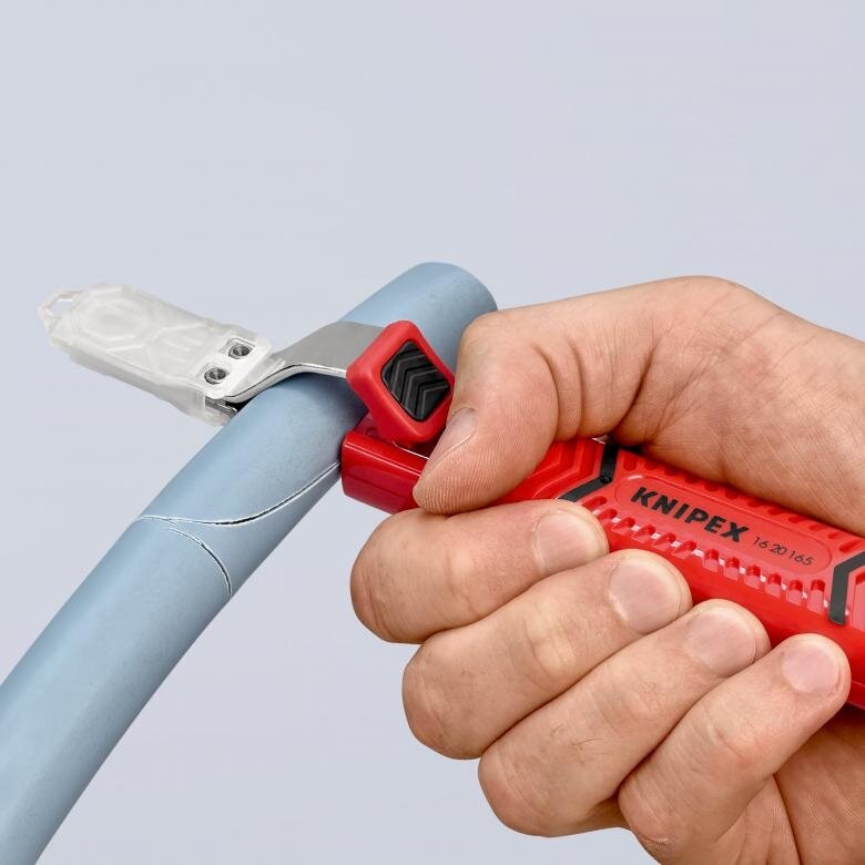 Kabeļu nazis ar āķa asmeni 165 mm, KNIPEX