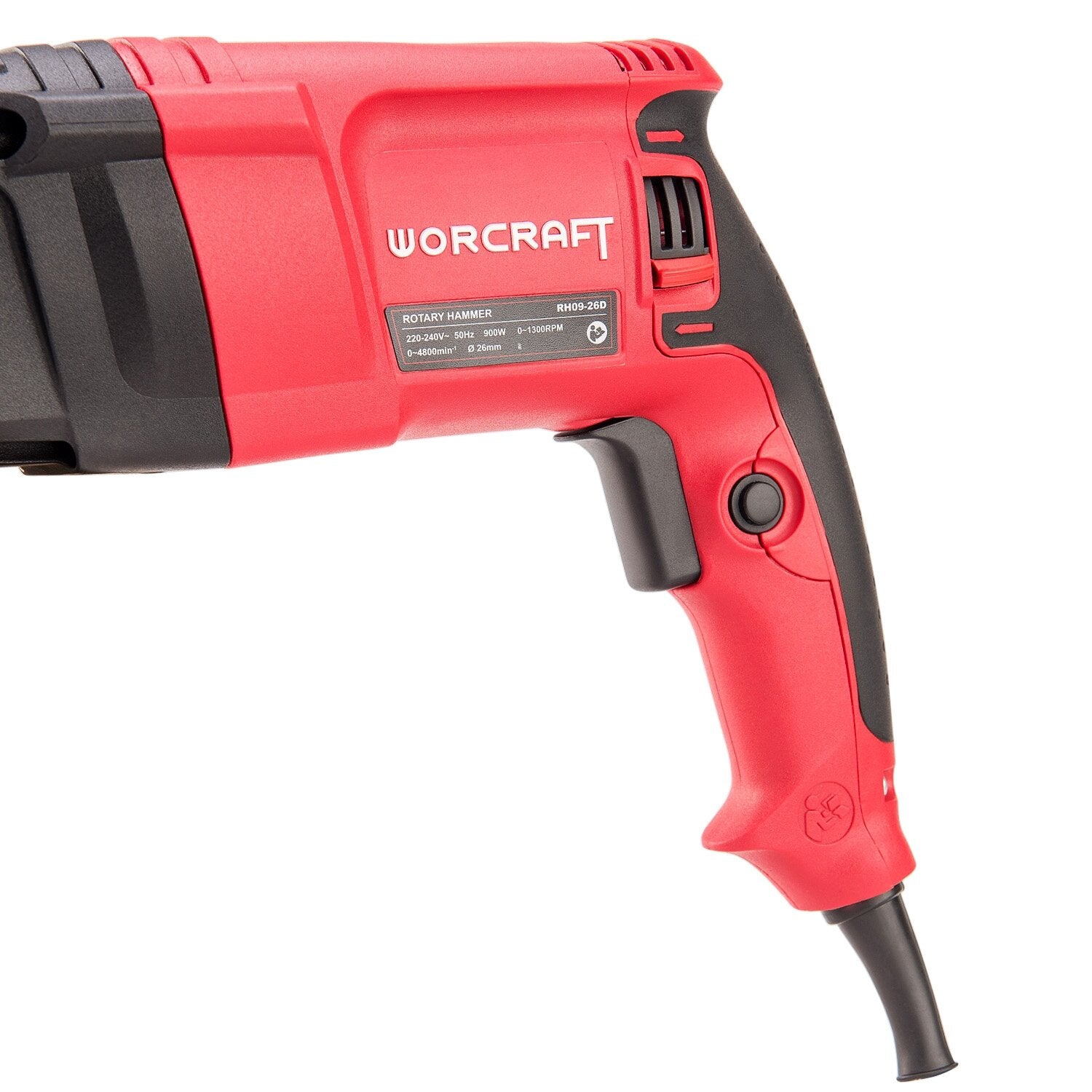 Elektriskais rotācijas āmurs WORCRAFT 900 W + SDS ar piederumiem BMC