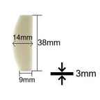 Triecienskrūvgriezis 1/2 AT241 rotora asmens (6 gab.) Nr. 17. Rezerves daļa