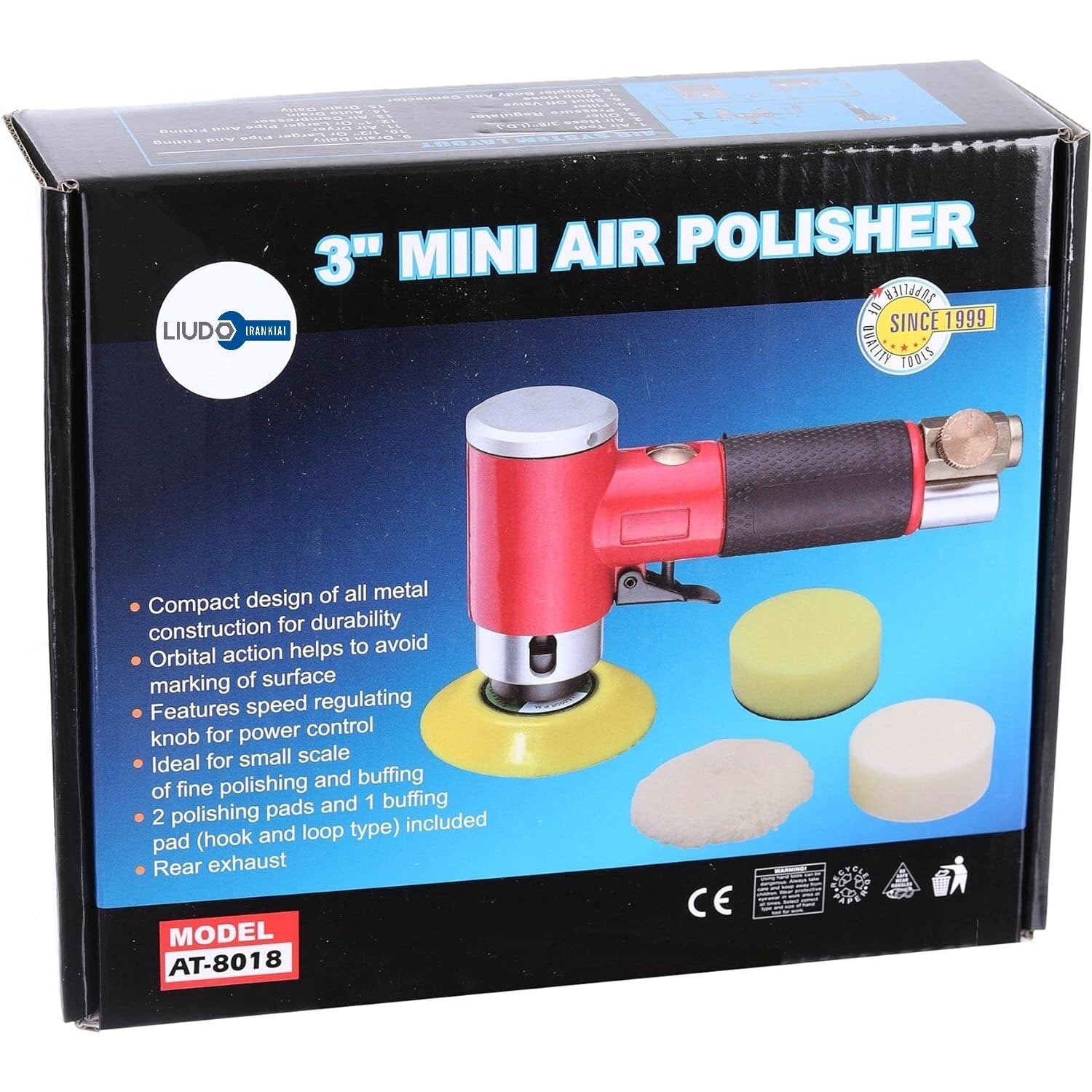 Mini gaisa orbitālā pulēšanas iekārta 75 mm komplekts