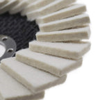 Filca disks metāla pulēšanai 125 mm