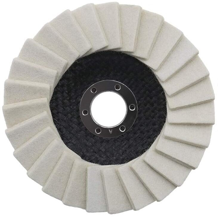 Filca disks metāla pulēšanai 125 mm