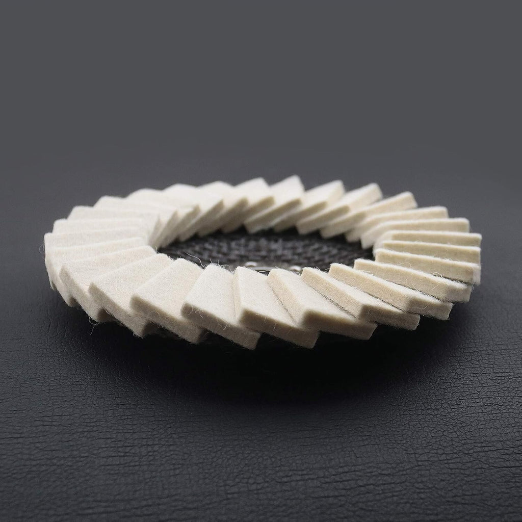Filca disks metāla pulēšanai 125 mm