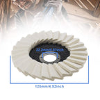 Filca disks metāla pulēšanai 125 mm
