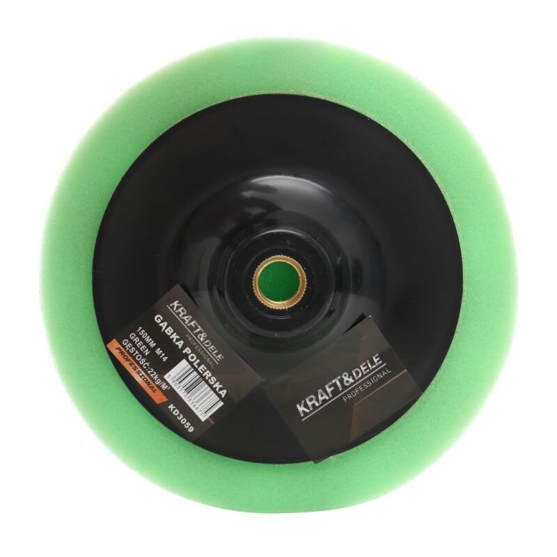 Pulēšanas sūklis 150mm 22kg/m3 (zaļš)