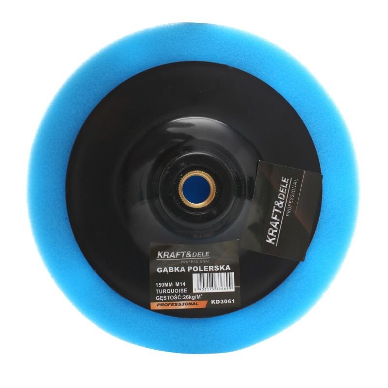 Pulēšanas sūklis 150mm 26kg/m3 (zils)