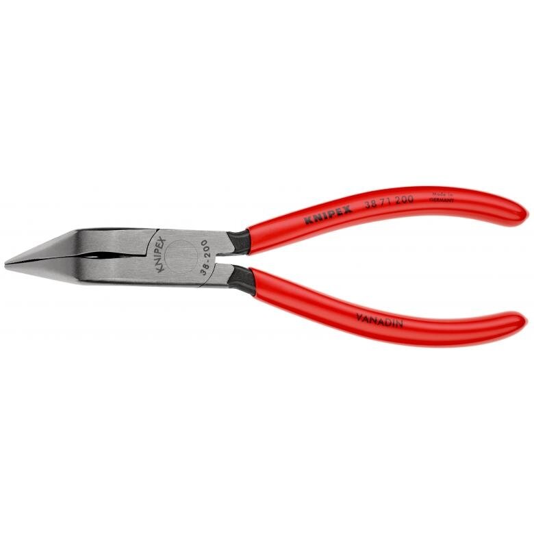 Knipex knaibles ar izliektu galu, 200 mm