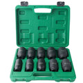1/2" dziļo uzgaļu triecienuzgaļu komplekts 10 gab. (27-41 mm)