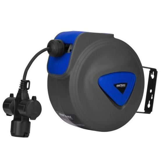 Kabeļa spole ar automātisko ievilkšanu 10m 3Gx1.5mm 250V