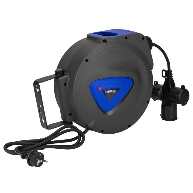 Kabeļa spole ar automātisko ievilkšanu 15m 3Gx1.5mm 250V