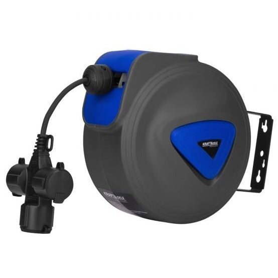 Kabeļa spole ar automātisko ievilkšanu 20m 3Gx1.5mm 250V