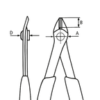 Elektroniskie superknaibles 125 mm KNIPEX